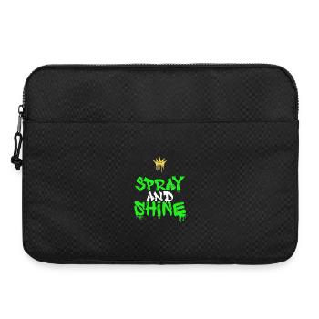Spray and Shine Graffiti - Laptoptasche 15" - Schwarz - Vorne