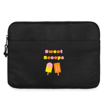 Sweet Scoops Pop Art - Sacoche pour ordinateur portable 15 pouces - noir - Devant