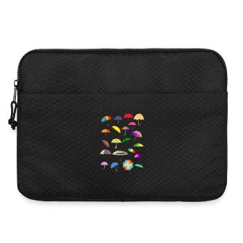 Un tas rempli de parapluies colorés - Sacoche pour ordinateur portable 15 pouces - noir - Devant