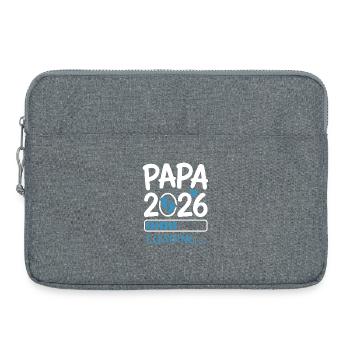 Dad Dad 2026 Funny Gift - Laptop bag 15" - heather grey - Front