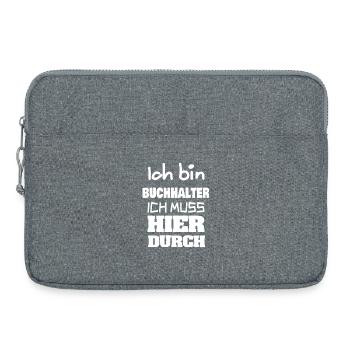 Job Buchhalter - Laptoptasche 15" - Grau meliert - Vorne
