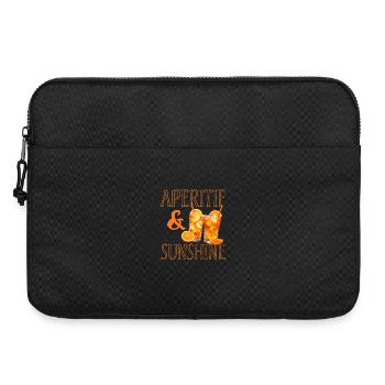 Aperitif & Sunshine - Laptop bag 15" - black - Front
