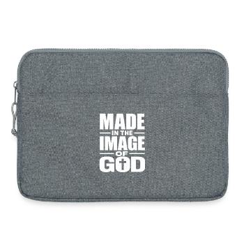 Made In The Image Of God Christlicher Glaube - Laptoptasche 15" - Grau meliert - Vorne