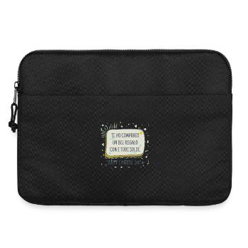 Gift with your money Dad - Laptop bag 15" - black - Front