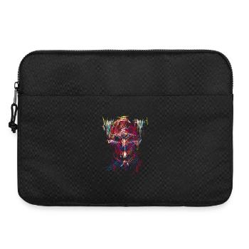 Halloween devil / Abstract - Laptop bag 15" - black - Front