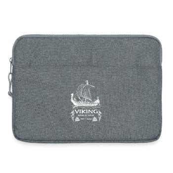 Conception de navires du Viking World Tour - Sacoche pour ordinateur portable 15 pouces - gris chiné - Devant