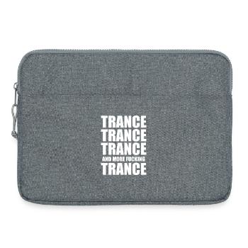 Trance Trance Trance - Sacoche pour ordinateur portable 15 pouces - gris chiné - Devant