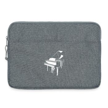 Flügel abstrakt - Laptoptasche 15" - Grau meliert - Vorne