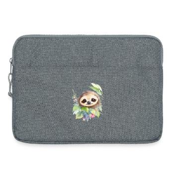 Sloth - Laptop bag 15" - heather grey - Front