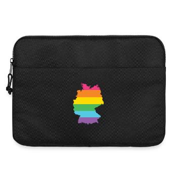 LGBTQ Germany - Laptop bag 15" - black - Front