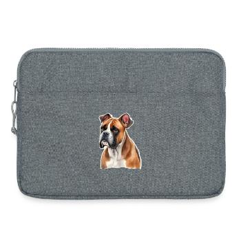 Boxer - Laptoptasche 15" - Grau meliert - Vorne