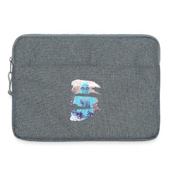Il neige - Sacoche pour ordinateur portable 15 pouces - gris chiné - Devant