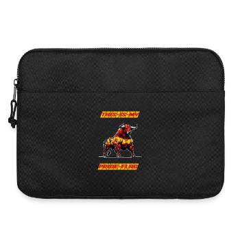 C'est mon fier drapeau, l'Espagne - Sacoche pour ordinateur portable 15 pouces - noir - Devant