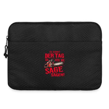 Halloween Säge Ruhrpott Ruhrgebiet Shirt - Laptoptasche 15" - Schwarz - Vorne