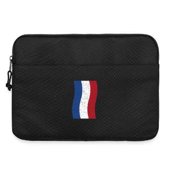 drapeau néerlandais vintage - Sacoche pour ordinateur portable 15 pouces - noir - Devant