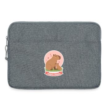 mother kapibara - Laptop bag 15" - heather grey - Front