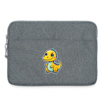 Dino - Sacoche pour ordinateur portable 15 pouces - gris chiné - Devant