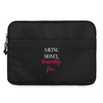 Funny Shopping Logic: Basically Free Savings	 - Laptop bag 15" - black - Front