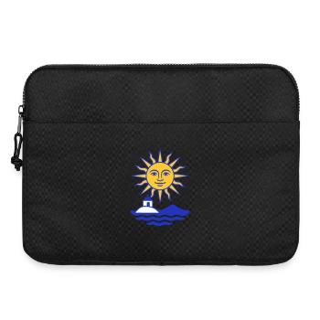 Grèce Soleil : Soleil, Eau, Chapelle - Sacoche pour ordinateur portable 15 pouces - noir - Devant