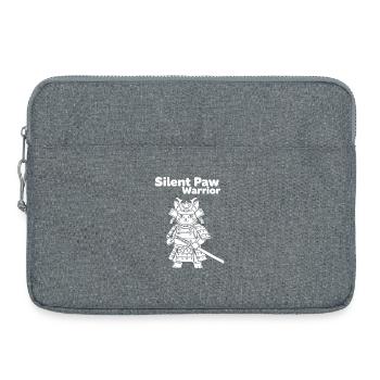 Silent Paws Samurai - Laptop bag 15" - heather grey - Front