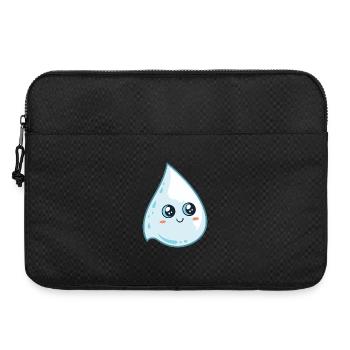 Goutte kawaii lumineuse - Sacoche pour ordinateur portable 15 pouces - noir - Devant
