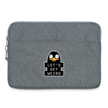 Soyons fous de pingouin bizarre d’oiseau bizarre - Sacoche pour ordinateur portable 15 pouces - gris chiné - Devant