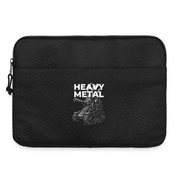 Bauplan für Schwermetall-Panzer - Laptoptasche 15" - Schwarz - Vorne