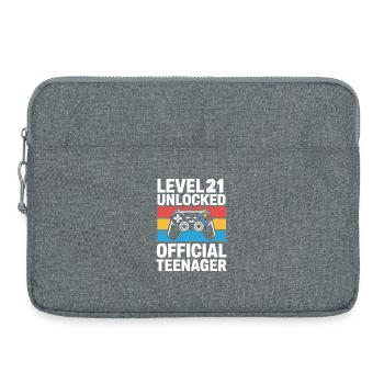 Level 21 Unlocked Official Teenager - Laptop bag 15" - heather grey - Front