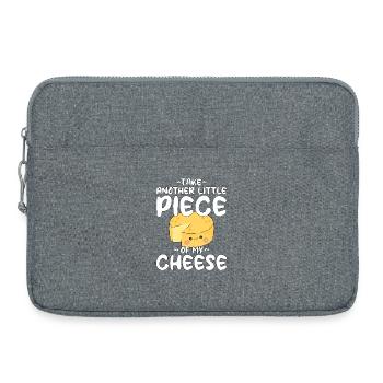 Take Another Little Piece Of My Cheese Kawaii Käse - Laptop bag 15" - heather grey - Front