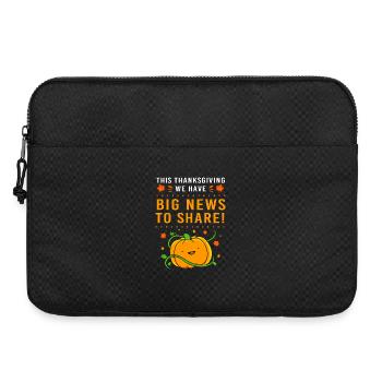 Thanksgiving Gender Reveal Werdende Mutter - Laptoptasche 15" - Schwarz - Vorne