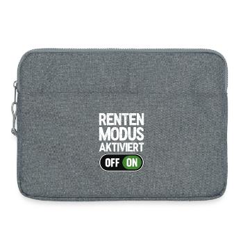 Rentenmodus aktiviert - Laptoptasche 15" - Grau meliert - Vorne