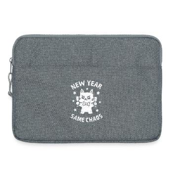Neujahr Dasselbe Chaos - Laptoptasche 15" - Grau meliert - Vorne