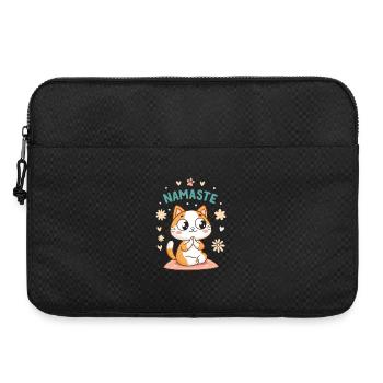 Namaste Chat Kawaï Pastel - Sacoche pour ordinateur portable 15 pouces - noir - Devant