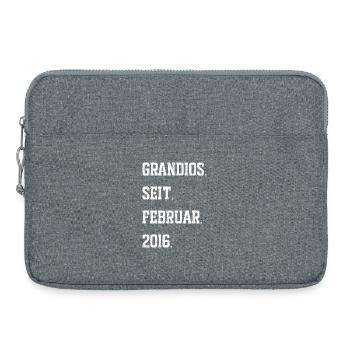 10th birthday February 2016 - Laptop bag 15" - heather grey - Front
