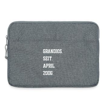Birthday April 2006 - Laptop bag 15" - heather grey - Front