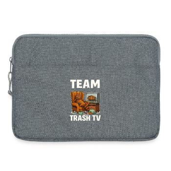 Team Trash TV - Sacoche pour ordinateur portable 15 pouces - gris chiné - Devant
