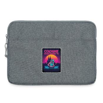 Cologne Retro années 90 - Sacoche pour ordinateur portable 15 pouces - gris chiné - Devant
