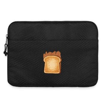 Bâtonnets de pain au beurre de cacahuète - Sacoche pour ordinateur portable 15 pouces - noir - Devant