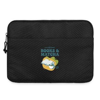 Livres et matcha Kyoto Café Corner Emportez-vous - Sacoche pour ordinateur portable 15 pouces - noir - Devant