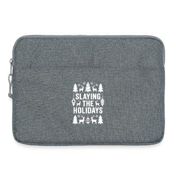 Skilling The Holiday Christmas Humour - Sacoche pour ordinateur portable 15 pouces - gris chiné - Devant