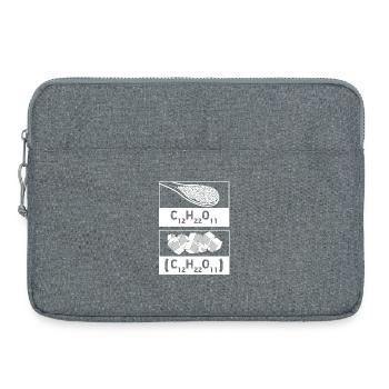 Chimie des formules structurales, science du laboratoire de physique - Sacoche pour ordinateur portable 15 pouces - gris chiné - Devant
