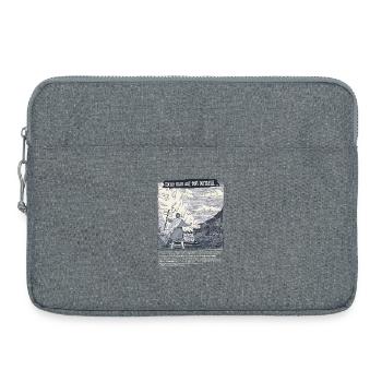 Elijah trusts God - Laptop bag 15" - heather grey - Front