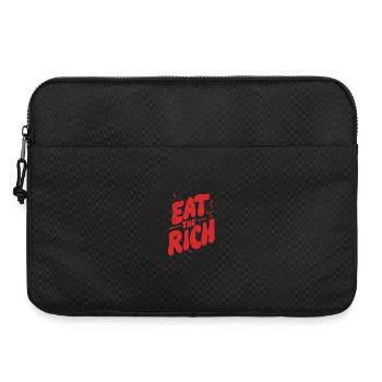 Manger les graffitis riches - Sacoche pour ordinateur portable 15 pouces - noir - Devant