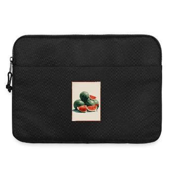 Tranches de pastèque vintage - Sacoche pour ordinateur portable 15 pouces - noir - Devant