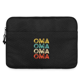 Faute de frappe du bloc de couleur Granny – Rétro vieilli - Sacoche pour ordinateur portable 15 pouces - noir - Devant