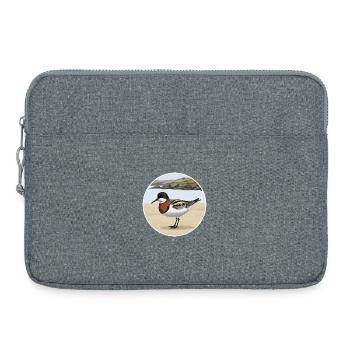 Tétras d’Odin Phalaropus lobatus - Sacoche pour ordinateur portable 15 pouces - gris chiné - Devant