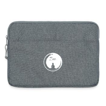 Bulle zen - Sacoche pour ordinateur portable 15 pouces - gris chiné - Devant