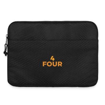 DESIGN CHIFFRE 4  ET LETTRES TYPOGRAPHY - Sacoche pour ordinateur portable 15 pouces - noir - Devant