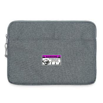 Turbo Warning Kids - Laptop bag 15" - heather grey - Front