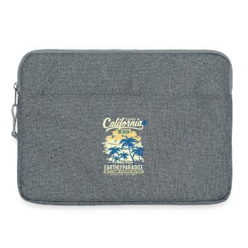 California Beach irdisches Paradies - Laptoptasche 15" - Grau meliert - Vorne